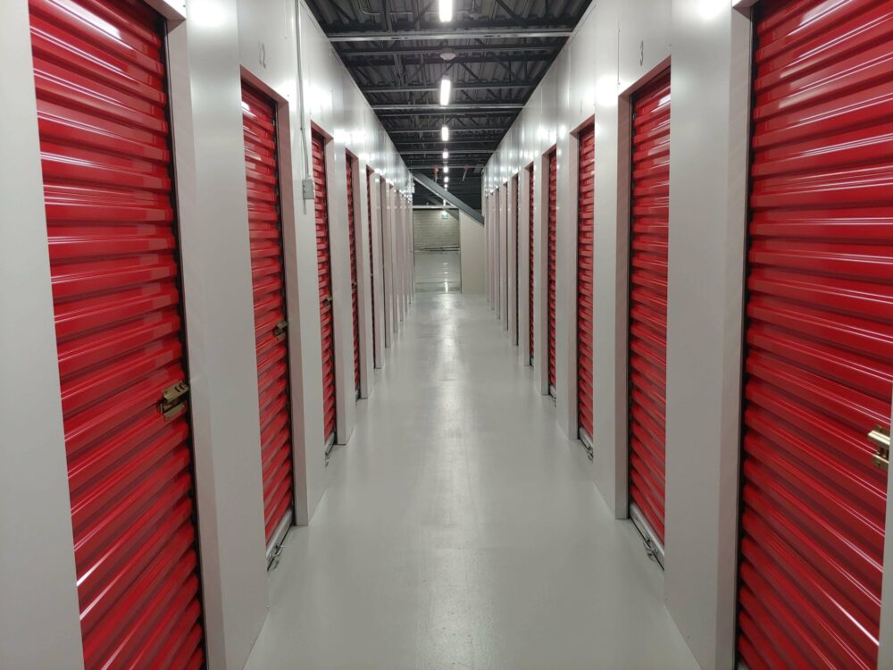 Inside our self storage location